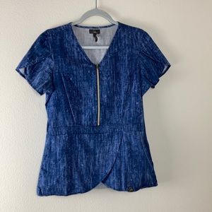 Jaanuu Scrub top M Blue